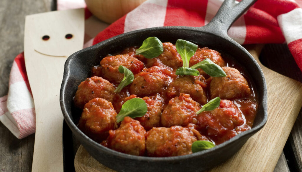 Polpette fritte al sugo